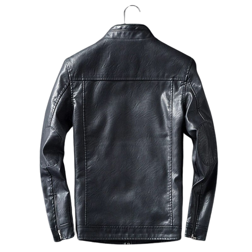 Mens Urban Genuine Lambskin Leather Bomber Jacket