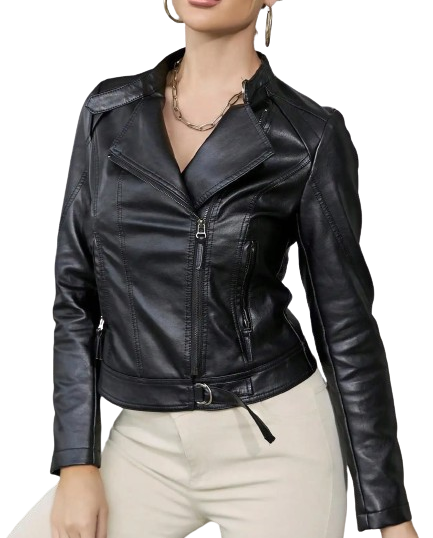 Womens Sam Genuine Lambskin Leather Jacket