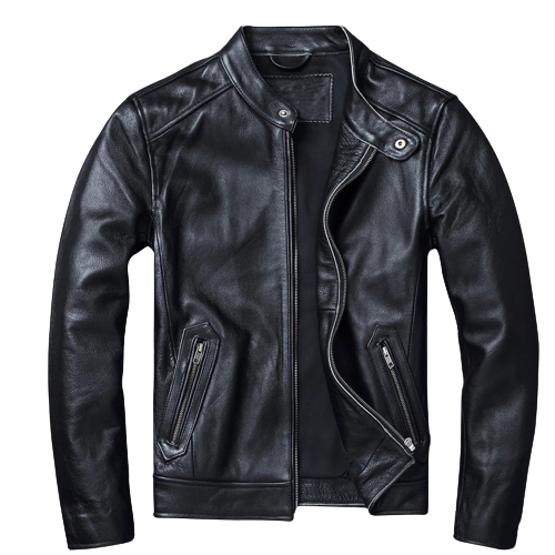Mens Legend Genuine Lambskin Leather Bomber Jacket