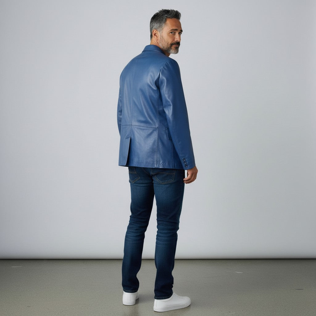 Mens Kilroy Lambskin Leather Blazer