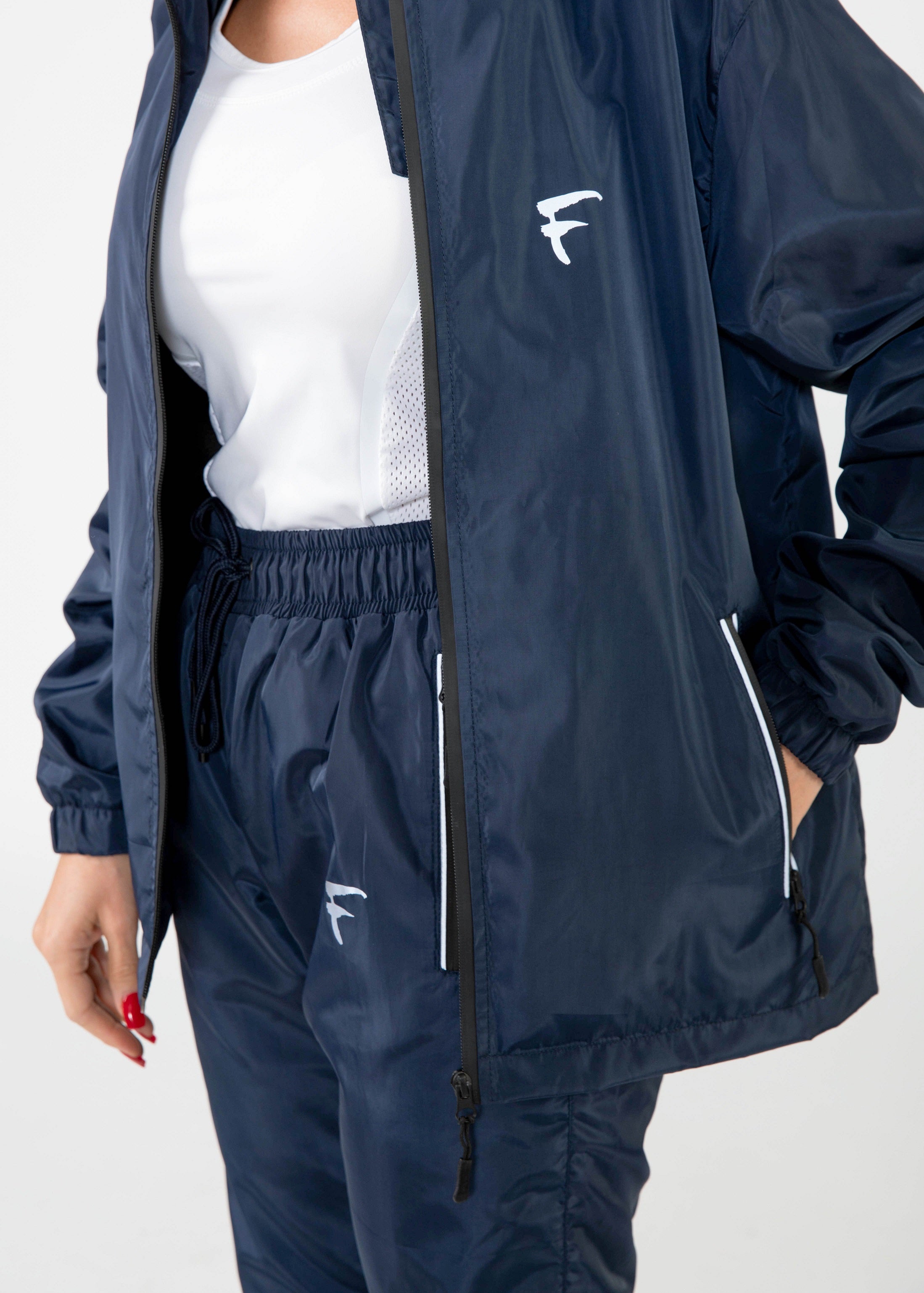 Men / Women Aero Reflective Activewear Streetwear Jogger Windbreaker Track Suit Jacket Pants