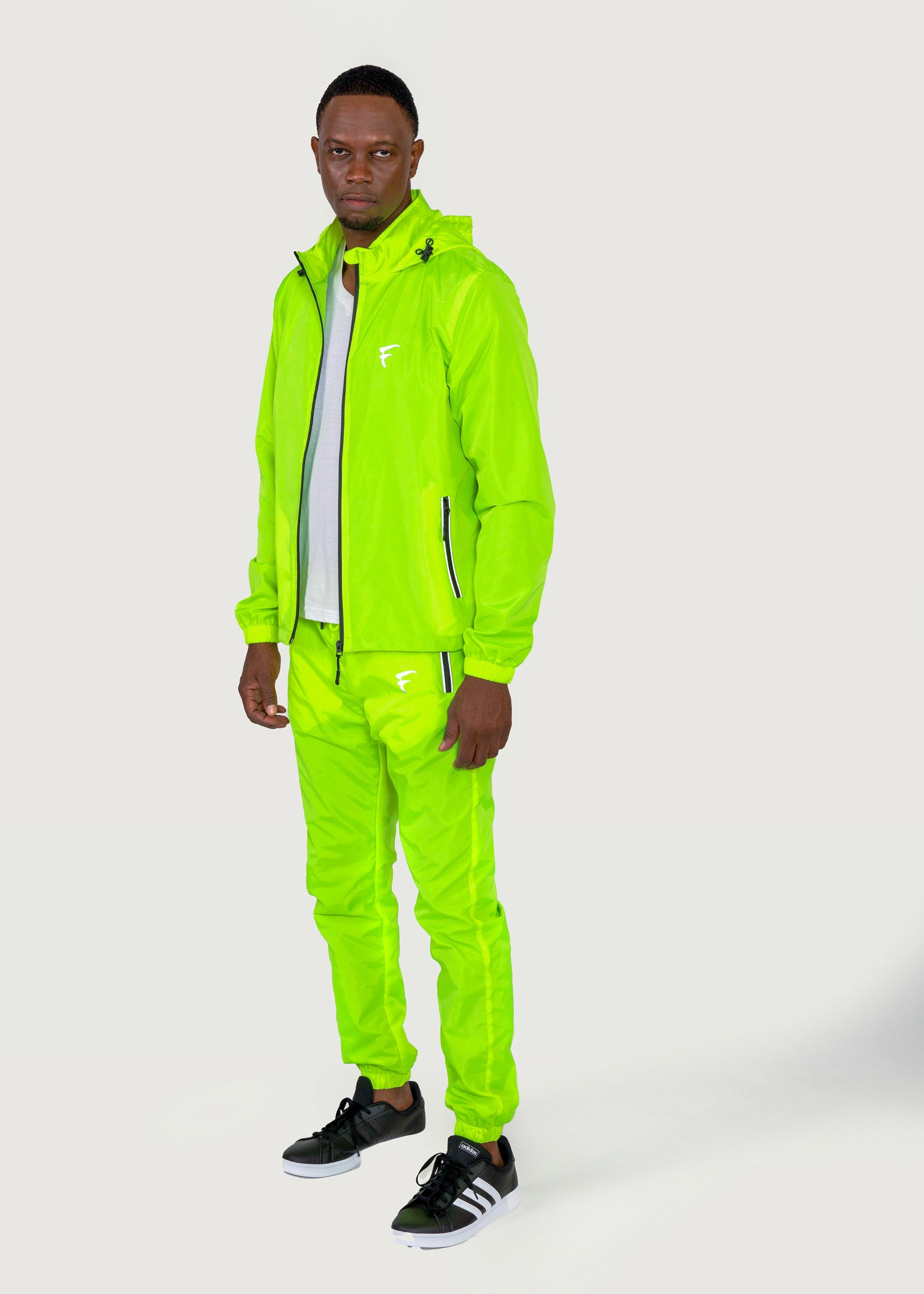 Men / Women Aero Reflective Activewear Streetwear Jogger Windbreaker Track Suit Jacket Pants