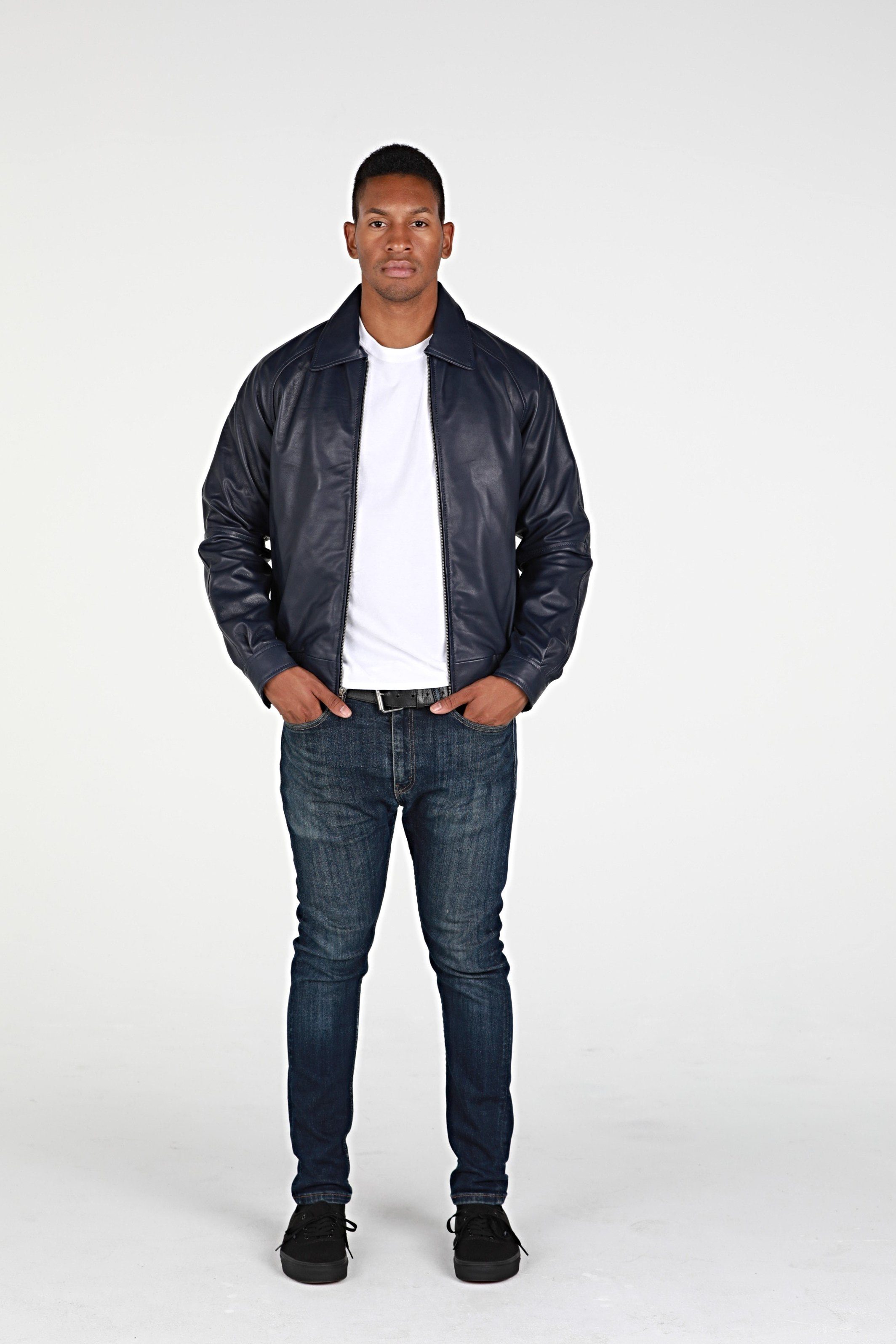 Leather Jacket - Asher Mens Leather Jacket