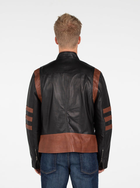 Leather Jacket - Men's X-Men Wolverine Leather Jacket
