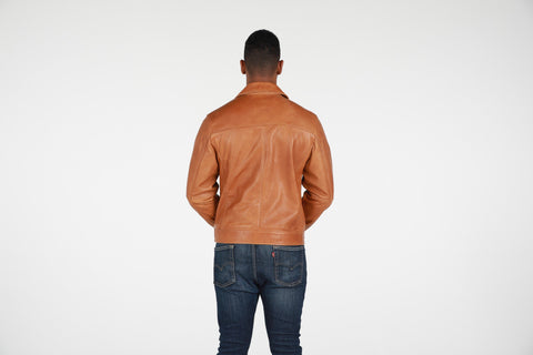 Leather Jacket - Mens Cameron Leather Jacket