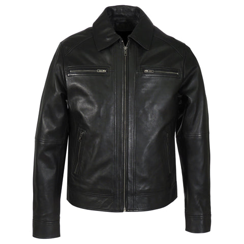 Leather Jacket - Mens Cameron Leather Jacket
