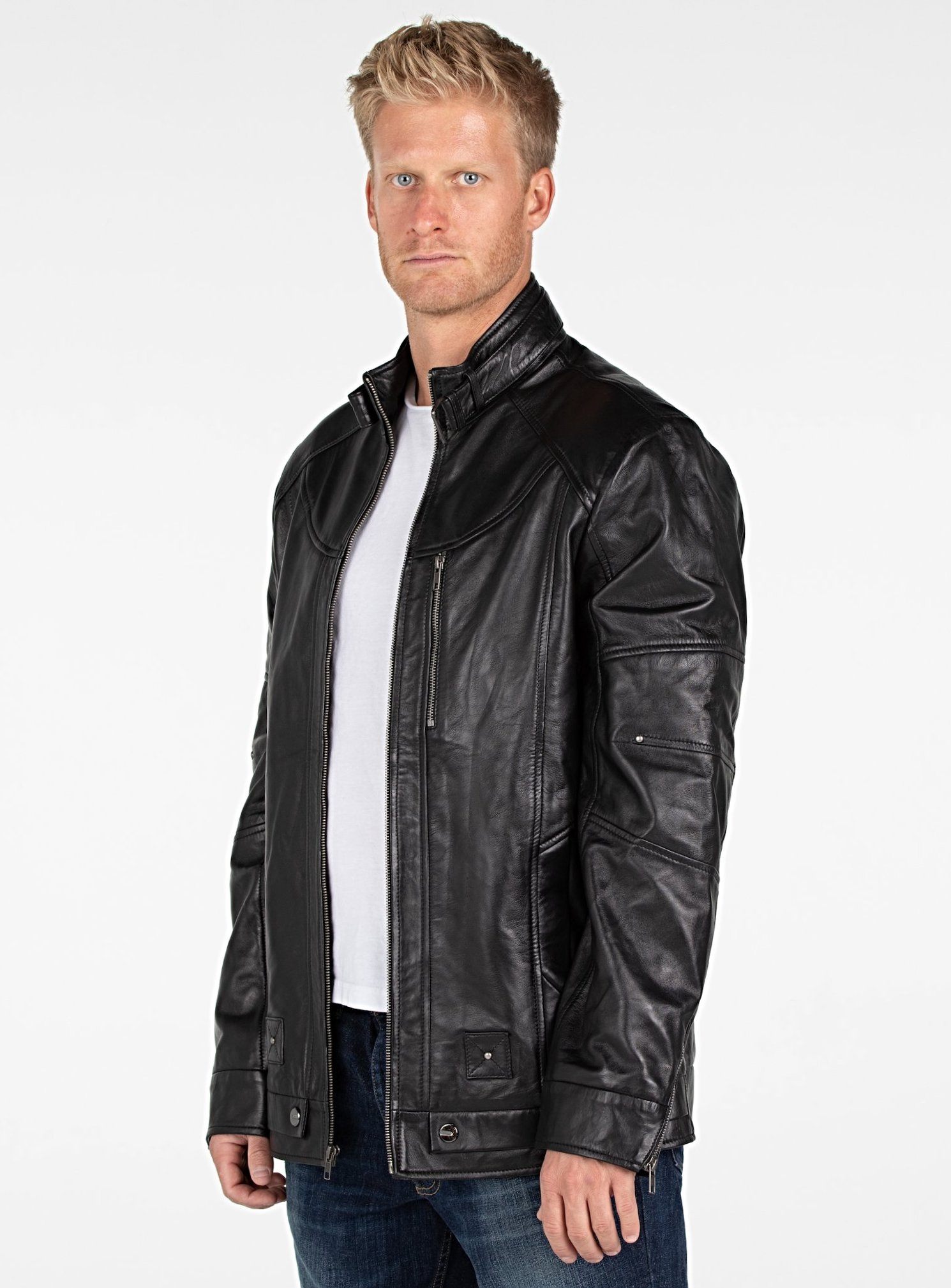 Leather Jacket - Swift Mens Leather Jacket