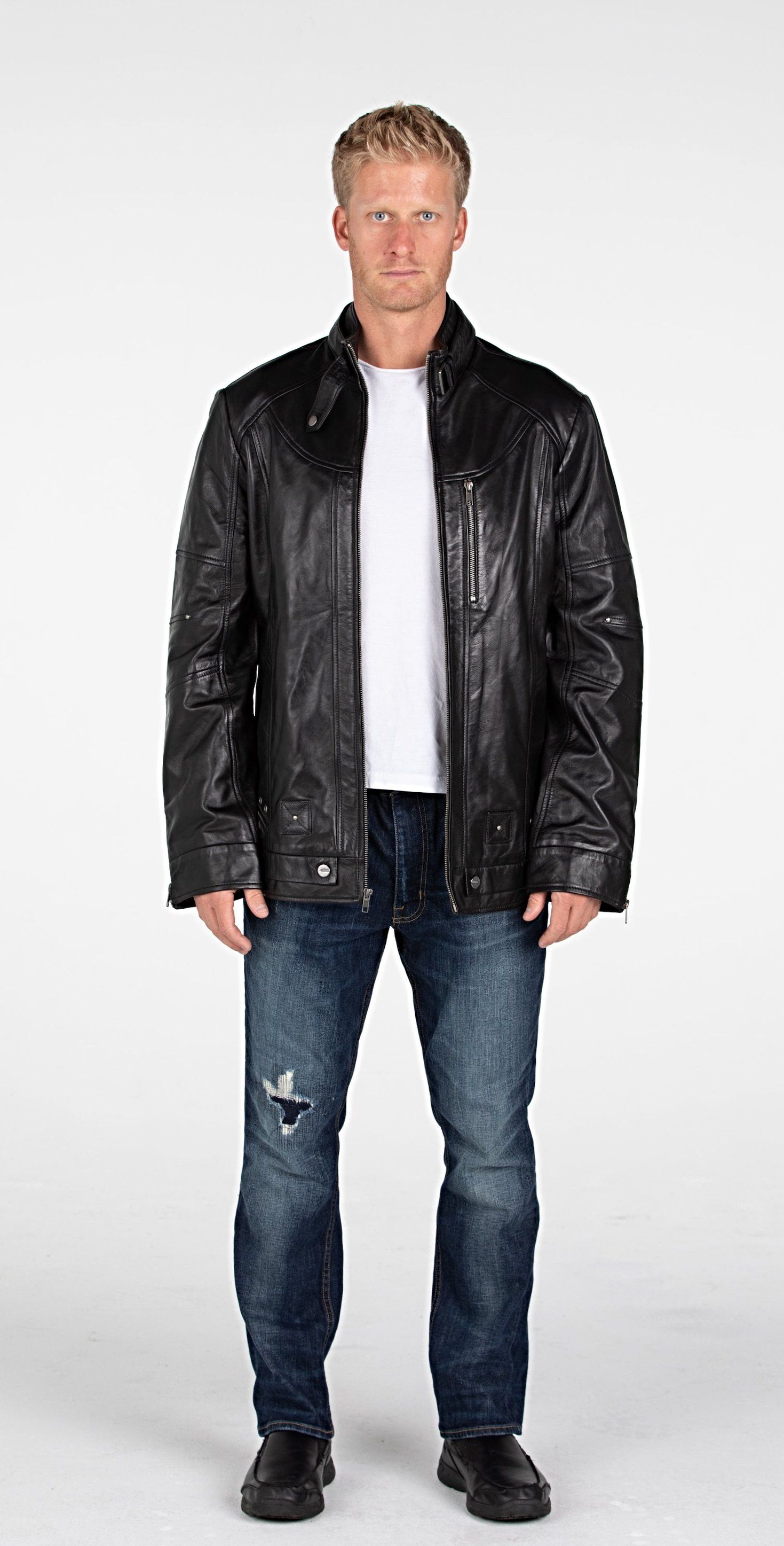 Leather Jacket - Swift Mens Leather Jacket