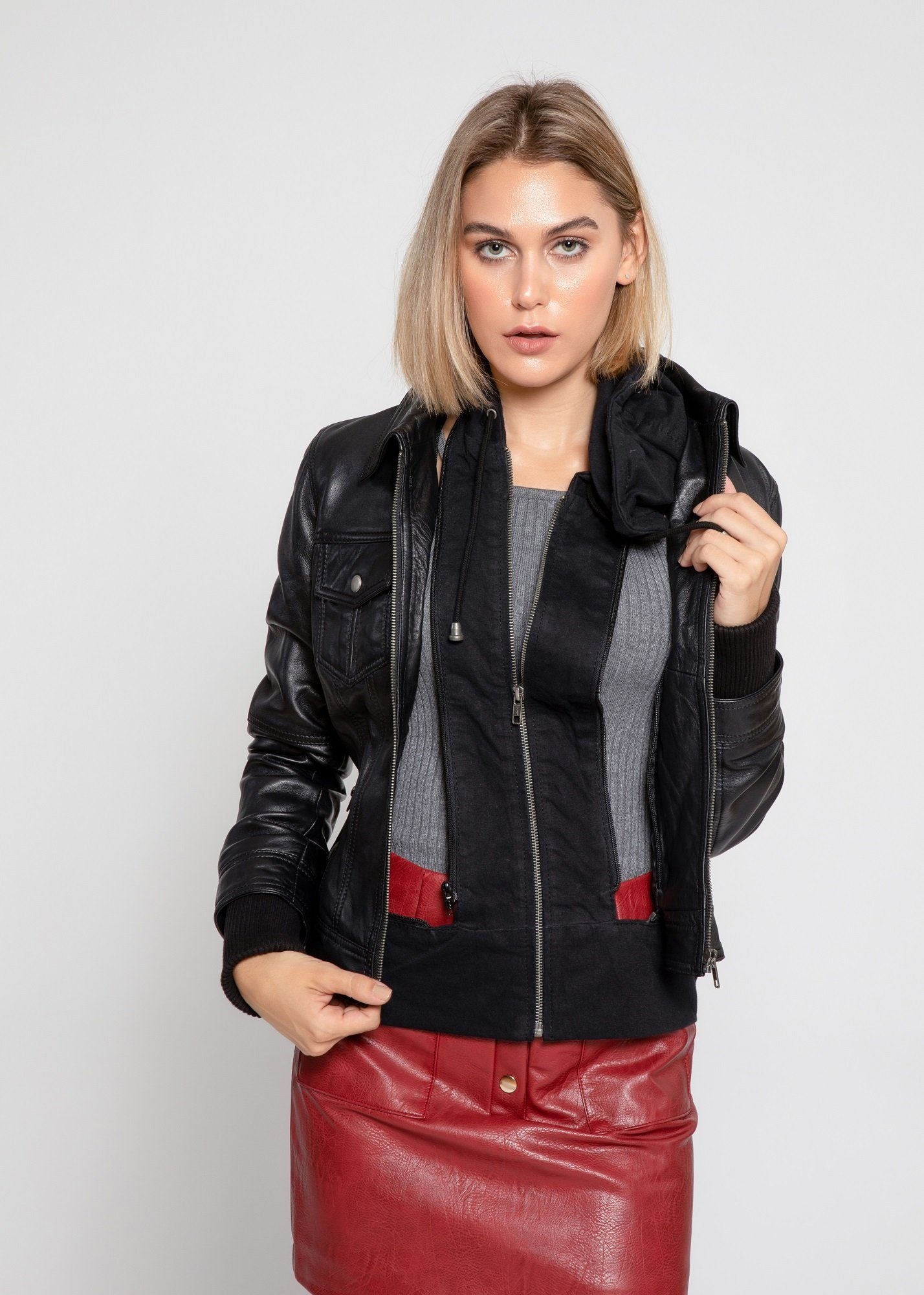 Womens Leather Jacket - Annalise Womens Leather Jacket