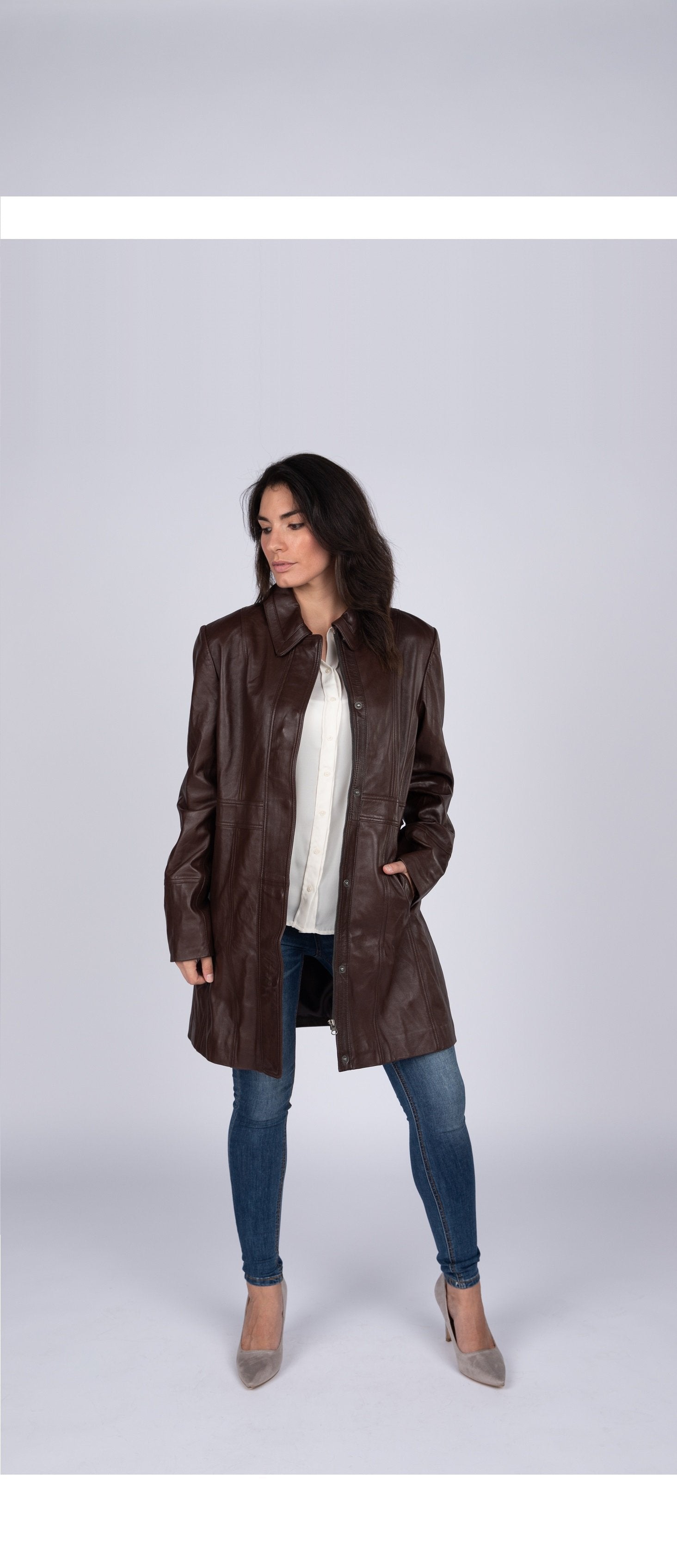 Women Leather Coats - Fadcloset