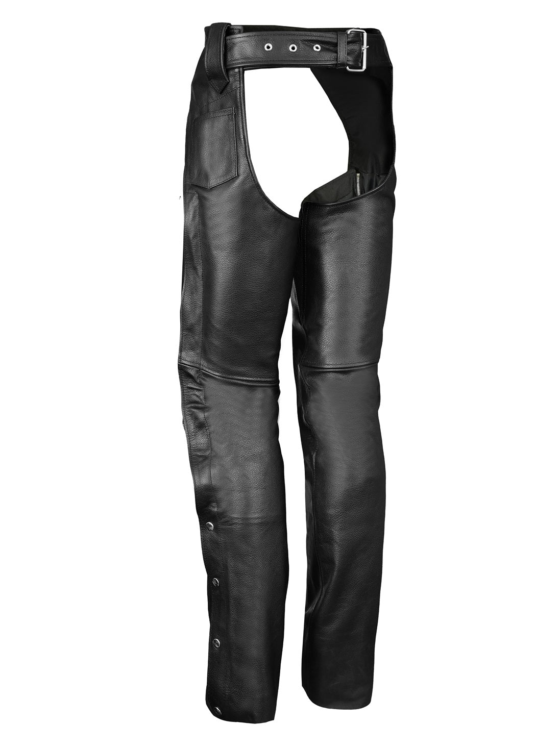 FAD Women Black Advanced Dual Comfort Leather Chaps - FADLeather