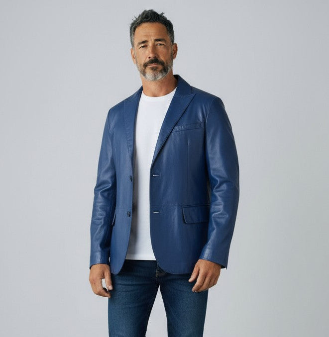 Mens Kilroy Lambskin Leather Blazer