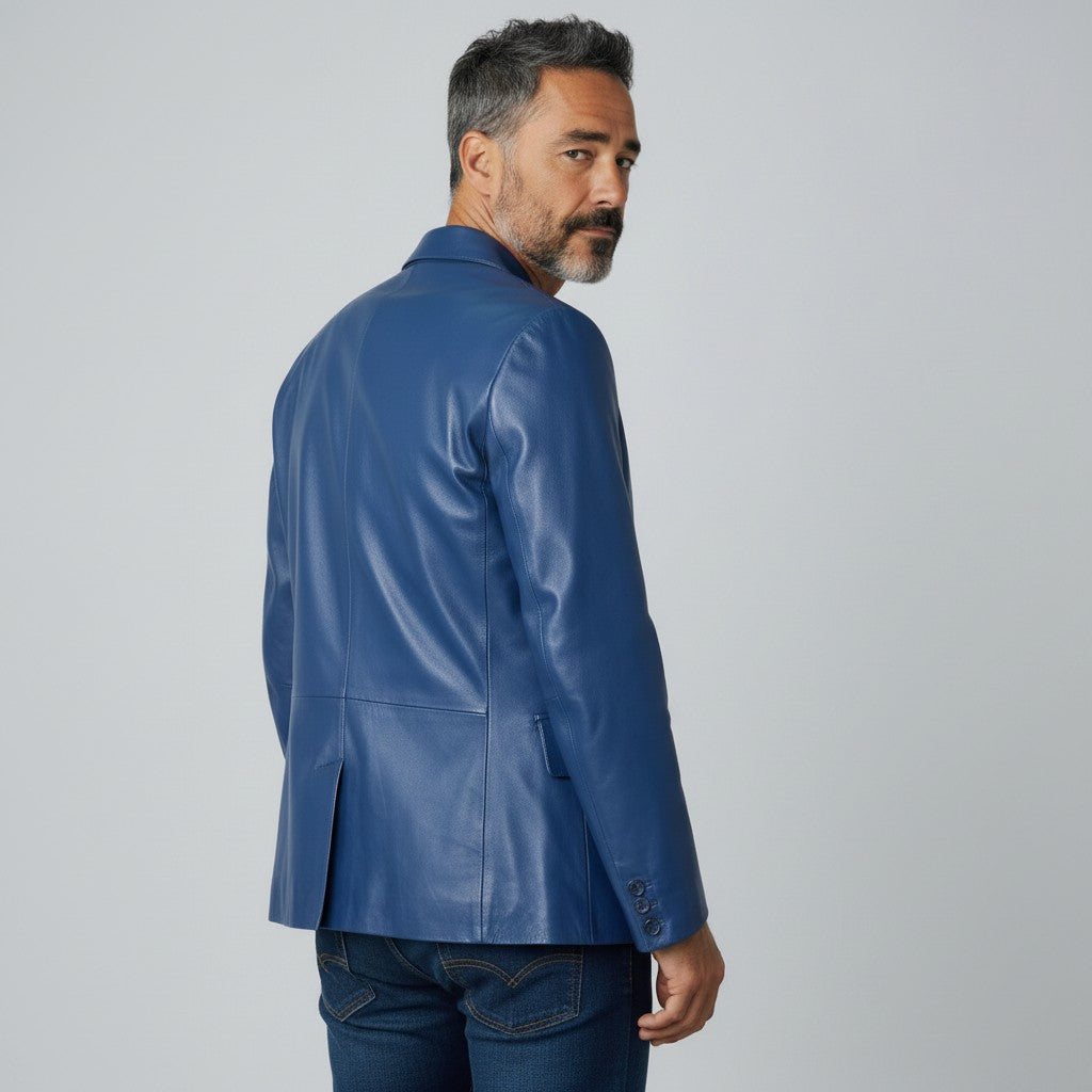 Mens Kilroy Lambskin Leather Blazer