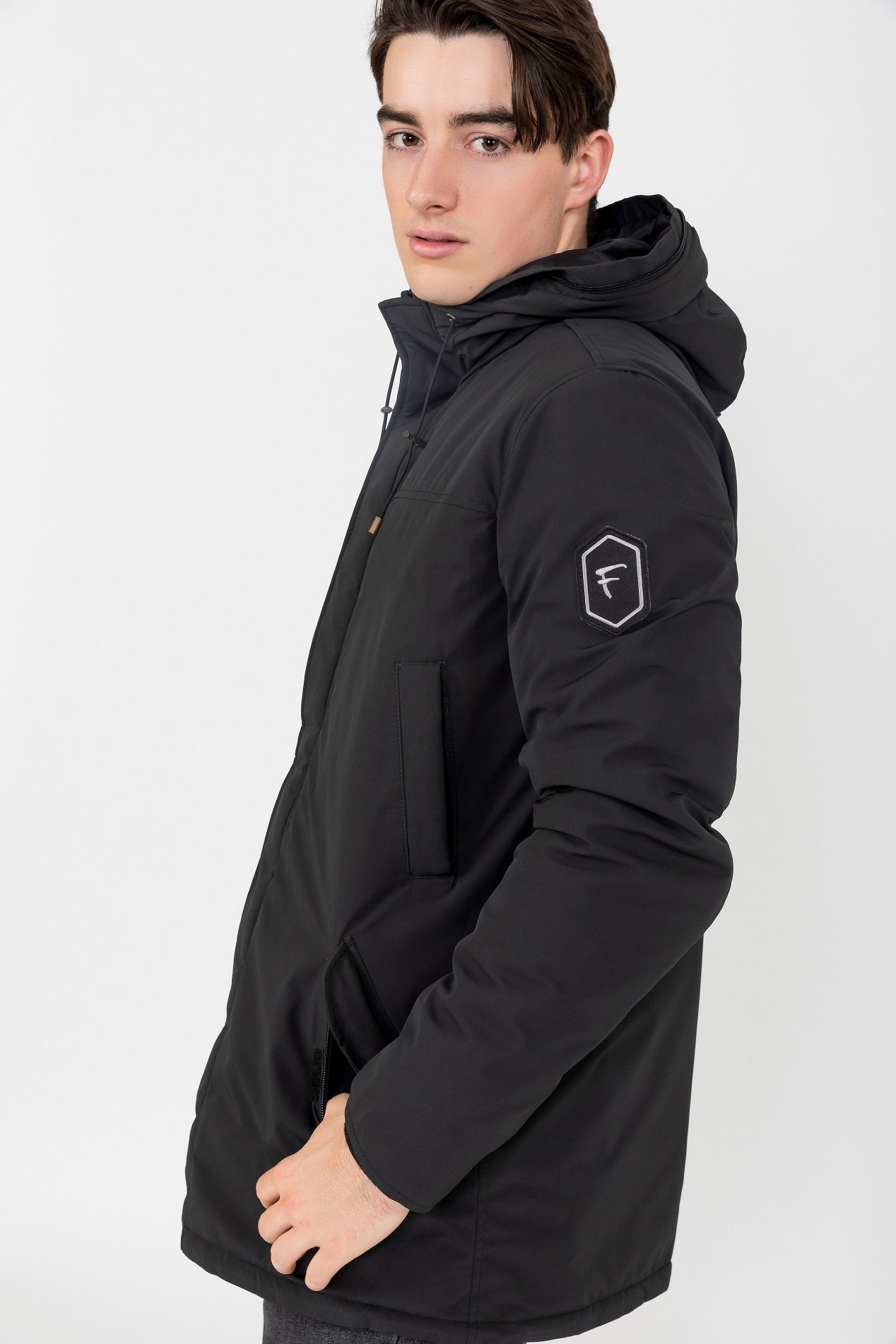 Men's Hudson Ultra Lite Hooded Winter Parka Coat