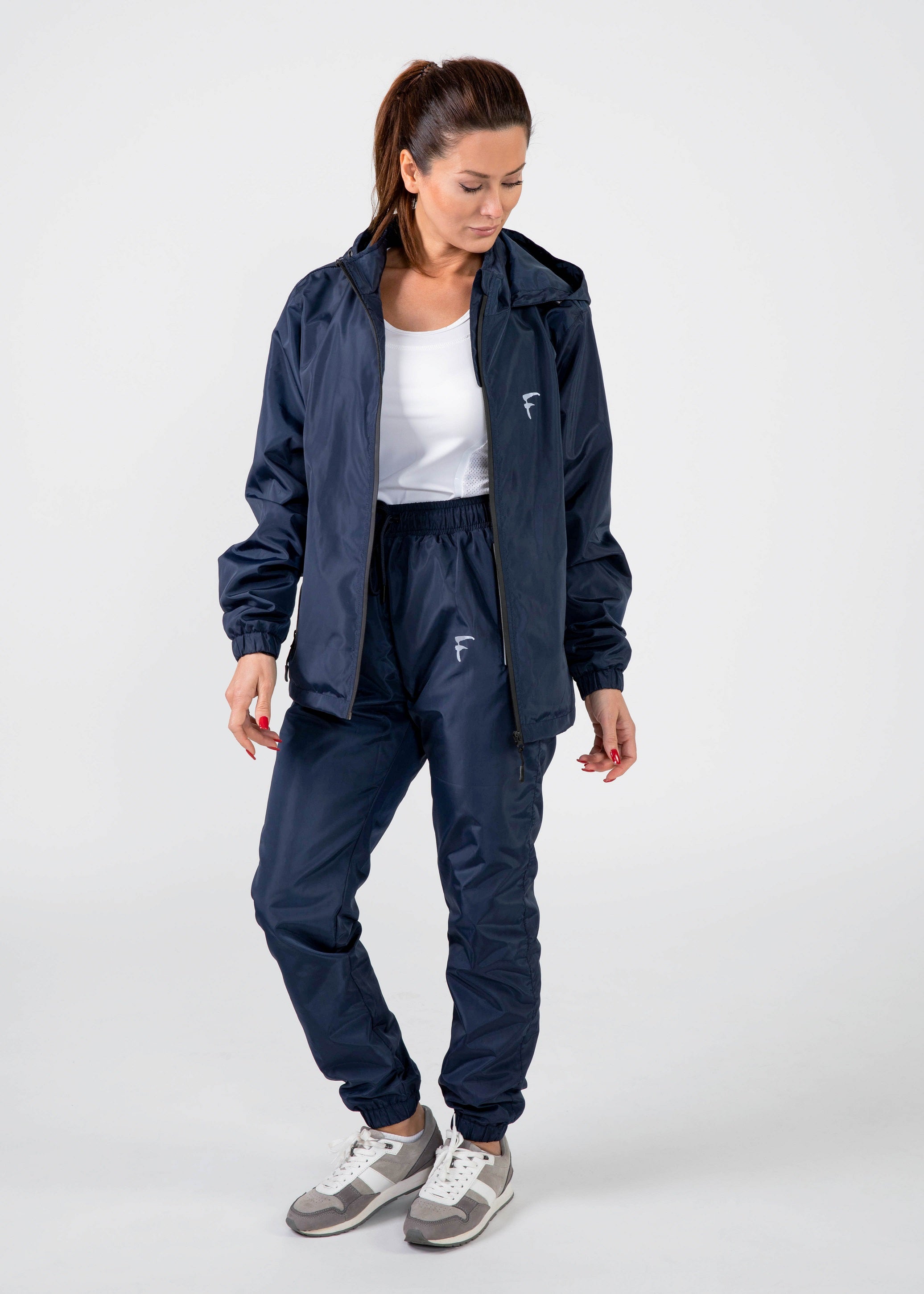 ecowalson women fashion streetwear reflective tracksuit