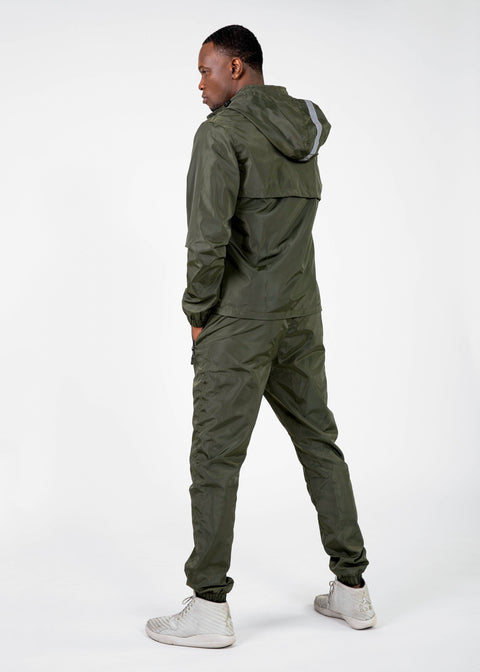 Men / Women Aero Reflective Activewear Streetwear Jogger Windbreaker Track Suit Jacket Pants