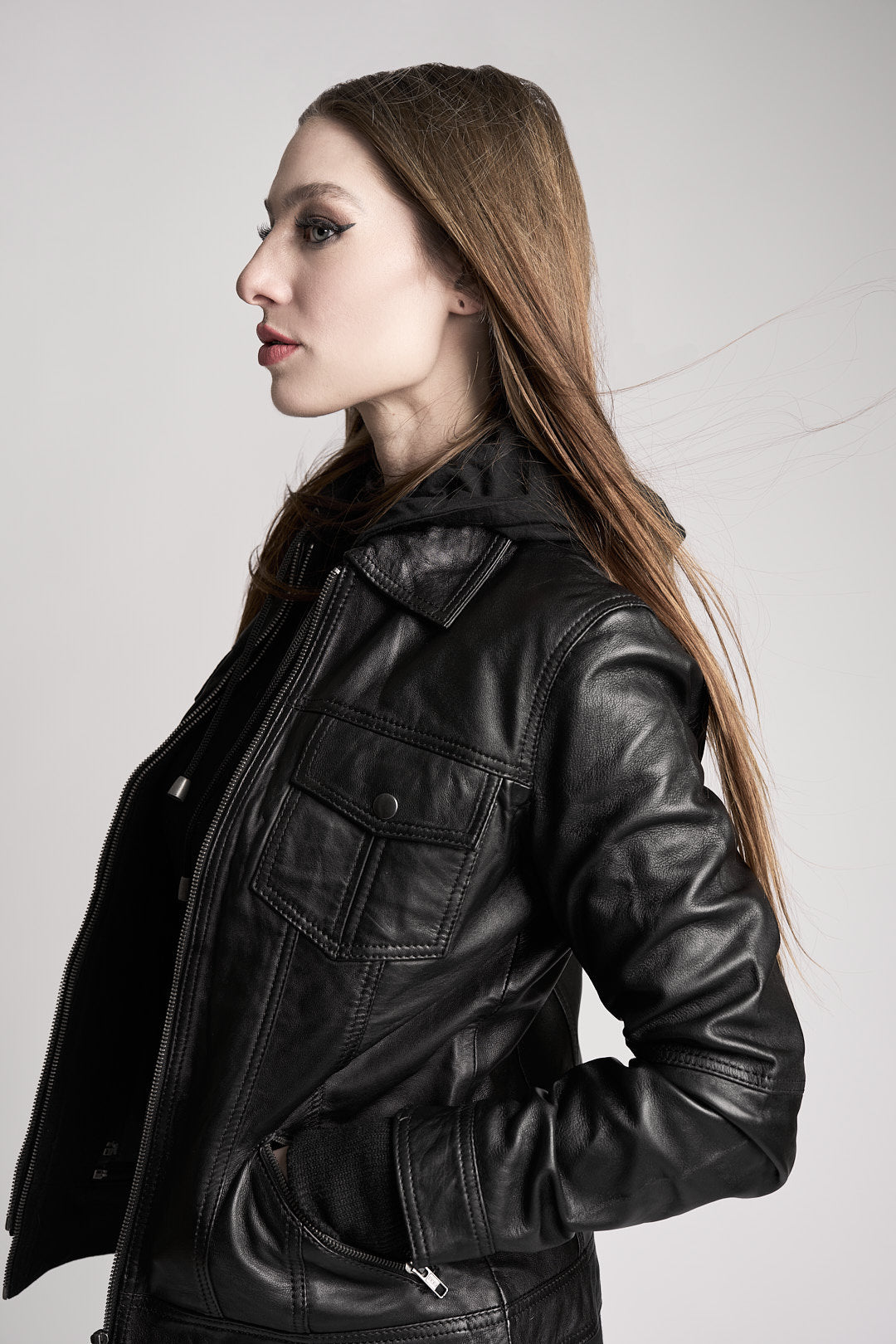 Anna Womens Leather Jacket