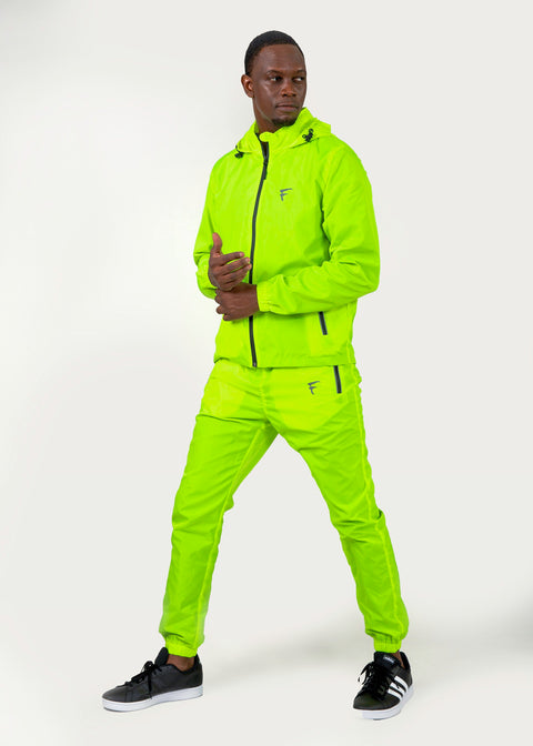 Men / Women Aero Reflective Activewear Streetwear Jogger Windbreaker Track Suit Jacket Pants