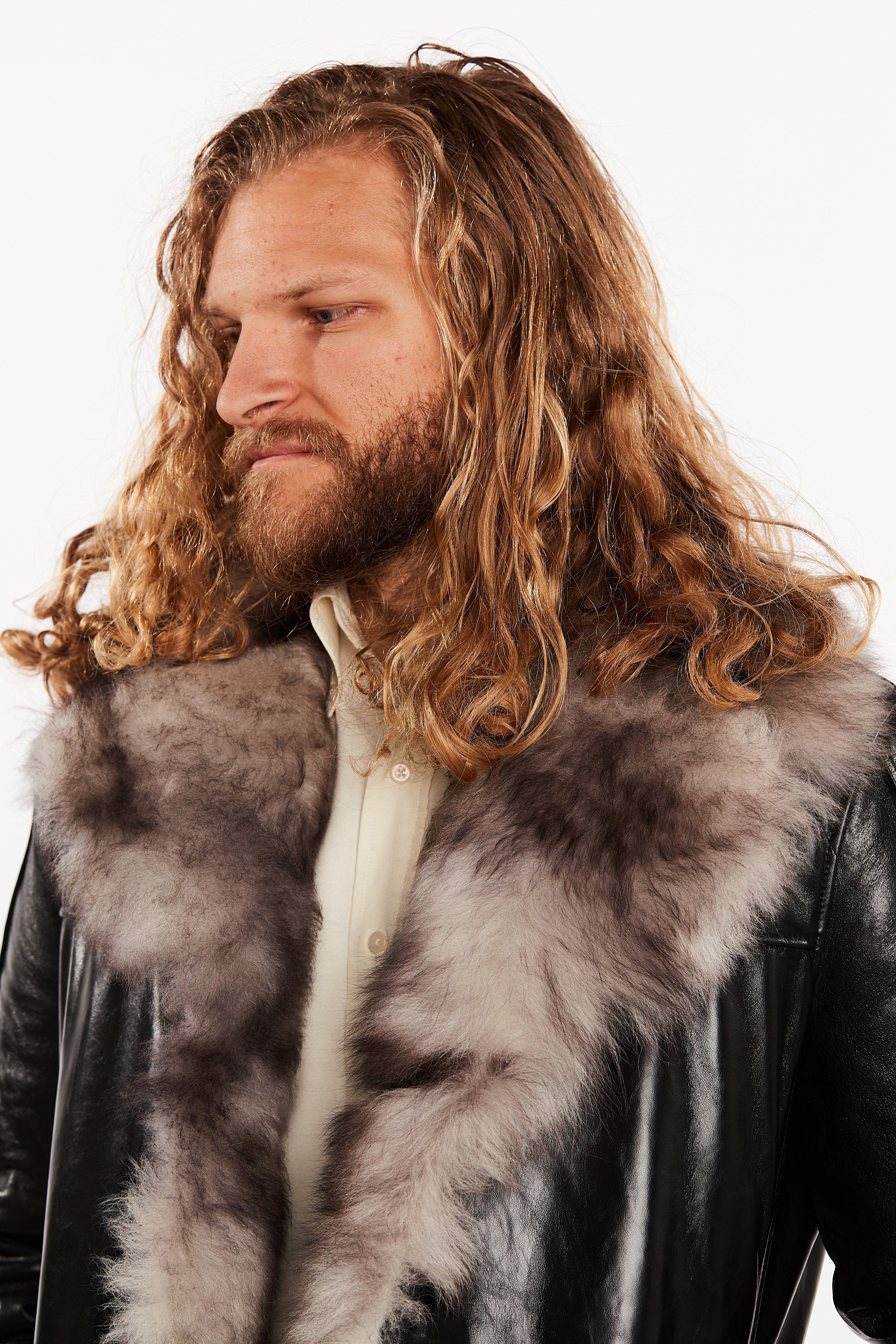 Leather Coat - Hillsborough Toscana Shearling Men's Fur Leather Jacket - Clearance