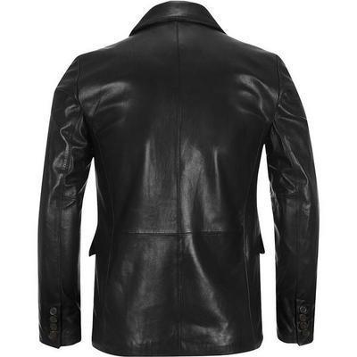 Tabuk Mens Leather Coat, [option2] - Fadcloset