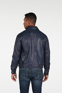 Leather Jacket - Asher Mens Leather Jacket