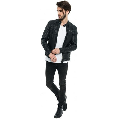 Casper Mens Leather Jacket, [option2] - Fadcloset