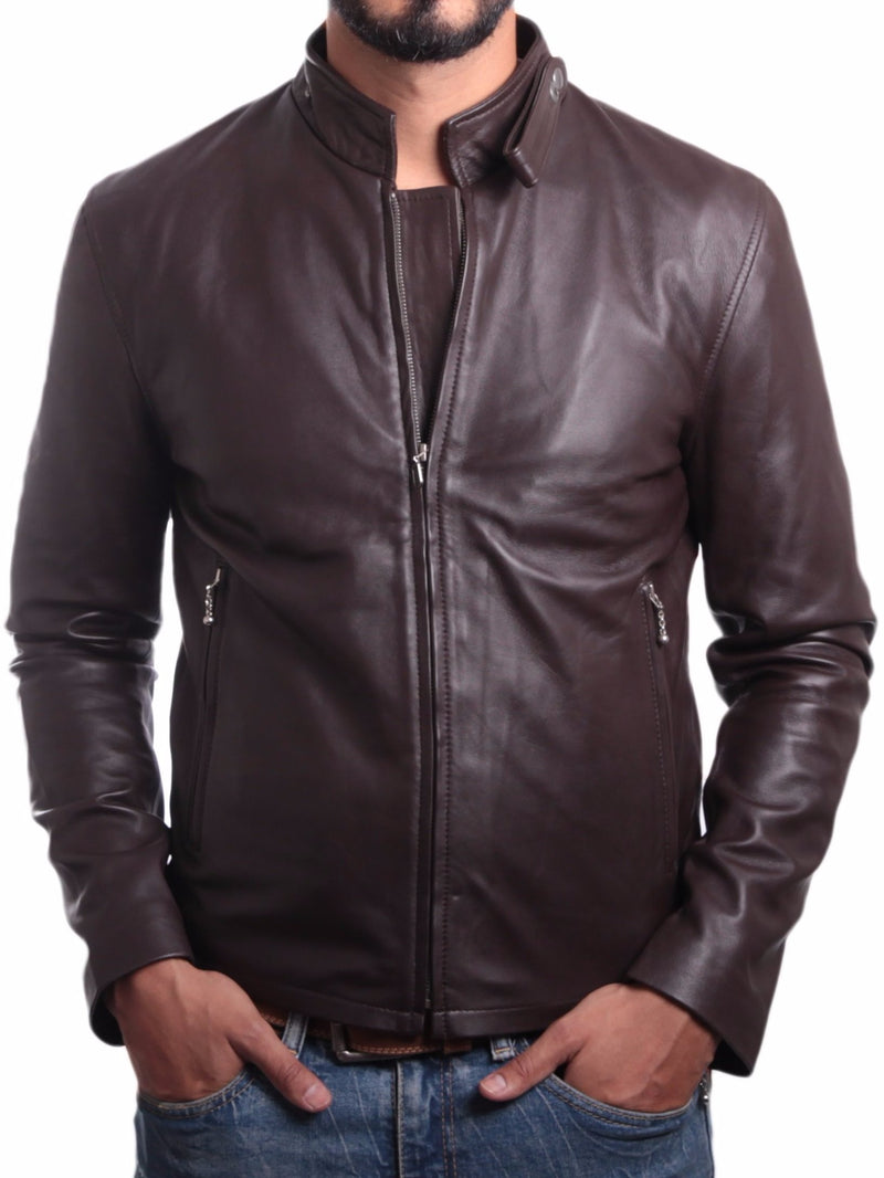 Jordan Mens Leather Jacket, [option2] - Fadcloset
