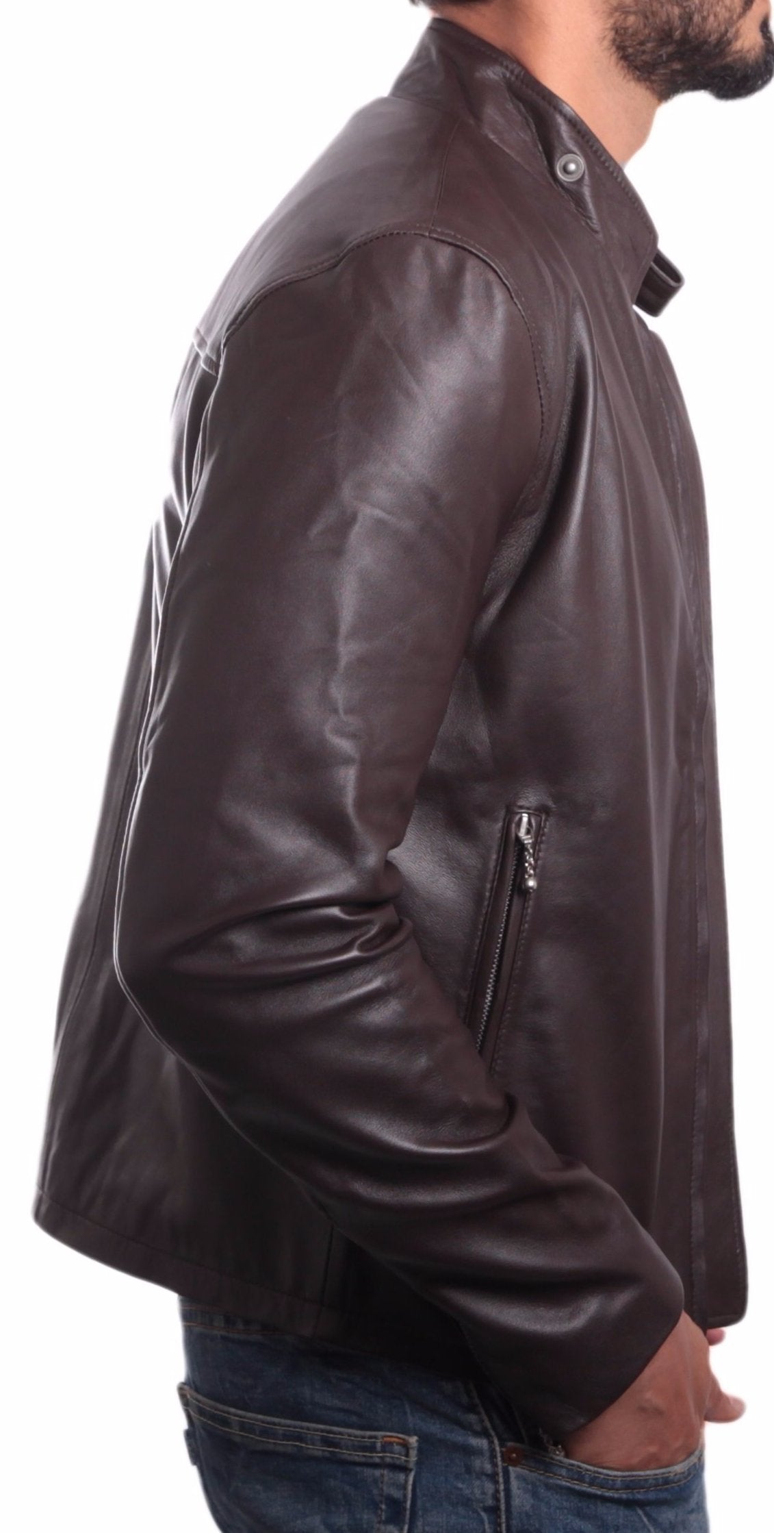 Jordan Mens Leather Jacket, [option2] - Fadcloset