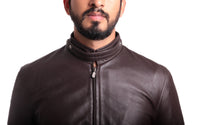 Jordan Mens Leather Jacket, [option2] - Fadcloset