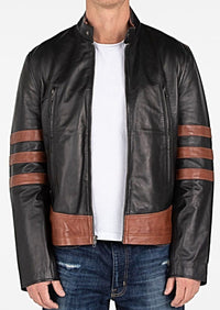 Leather Jacket - Men's X-Men Wolverine Leather Jacket