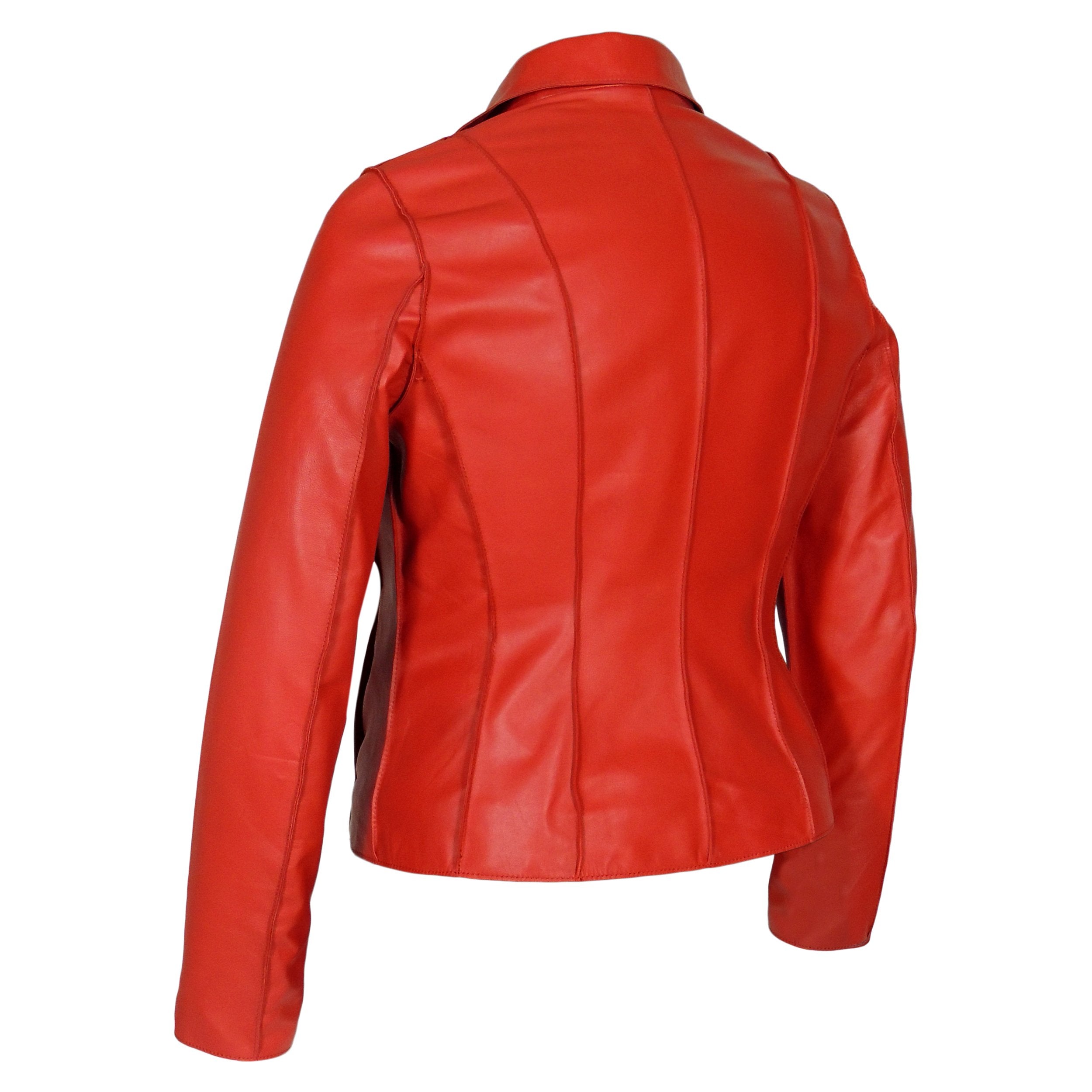 Aaliya Womens Sheepskin Leather Jacket, [option2] - Fadcloset