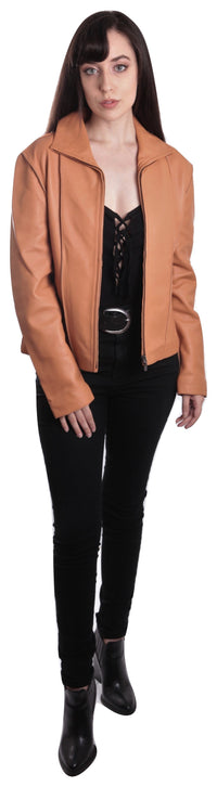 Aaliya Womens Sheepskin Leather Jacket, [option2] - Fadcloset