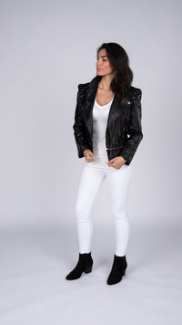 Annette Womens Leather Jacket, [option2] - Fadcloset