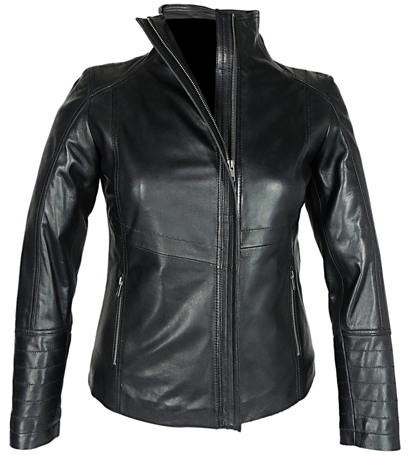 Arra Womens Leather Jacket, [option2] - Fadcloset