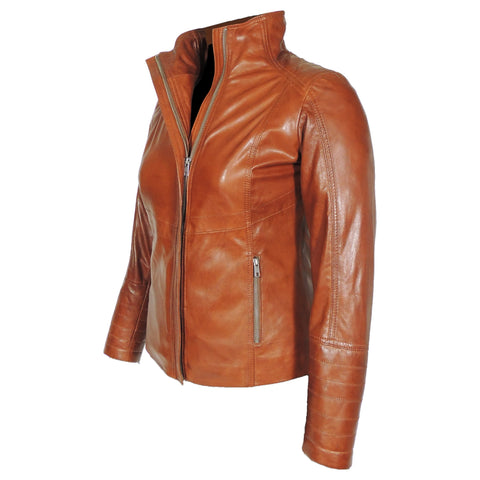 Arra Womens Leather Jacket, [option2] - Fadcloset