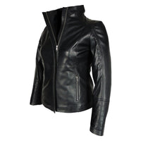 Arra Womens Leather Jacket, [option2] - Fadcloset