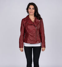 Aurora Womens Leather Jacket, [option2] - Fadcloset