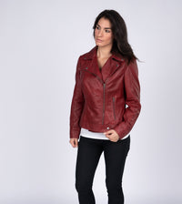 Aurora Womens Leather Jacket, [option2] - Fadcloset