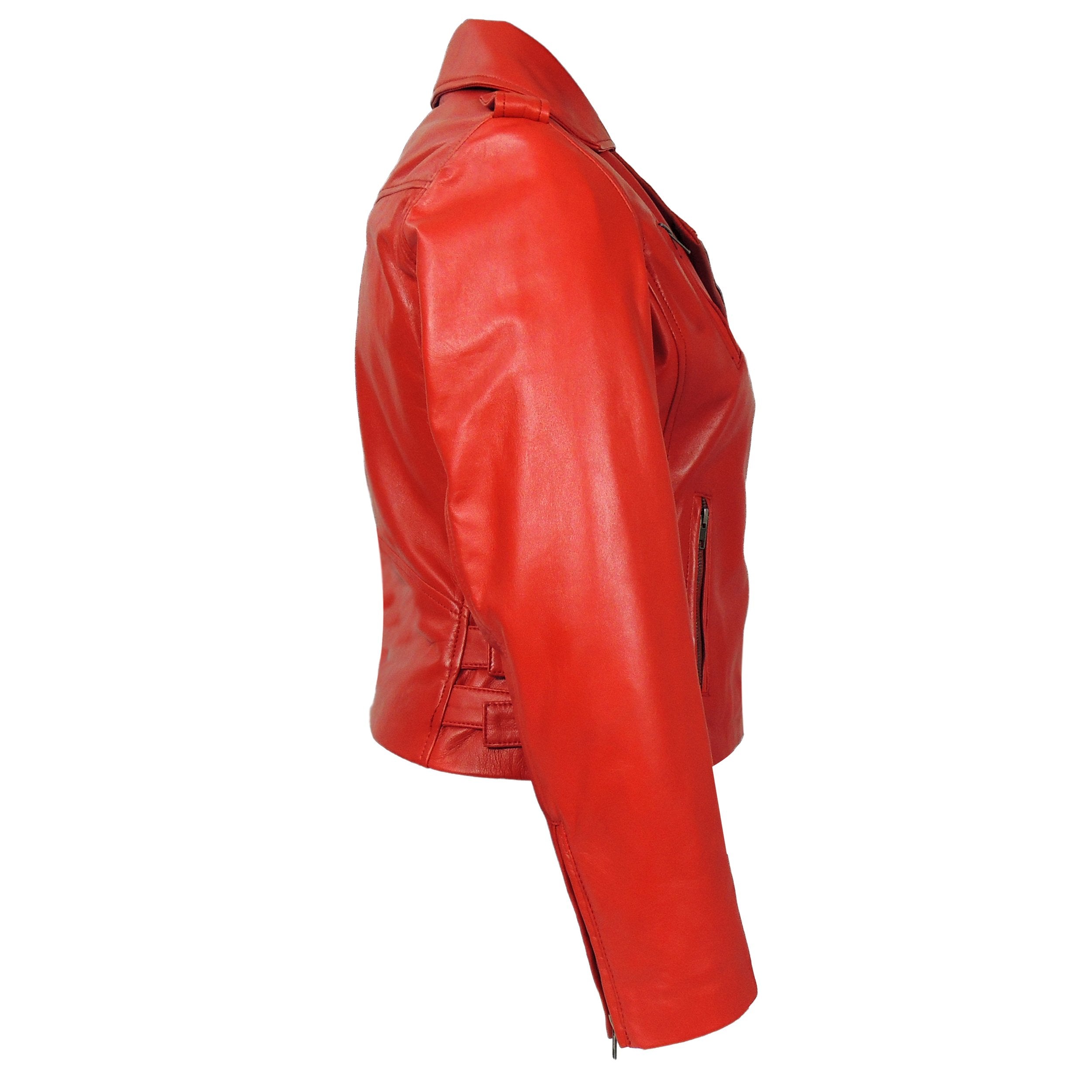 Ava Womens Leather Jacket, [option2] - Fadcloset