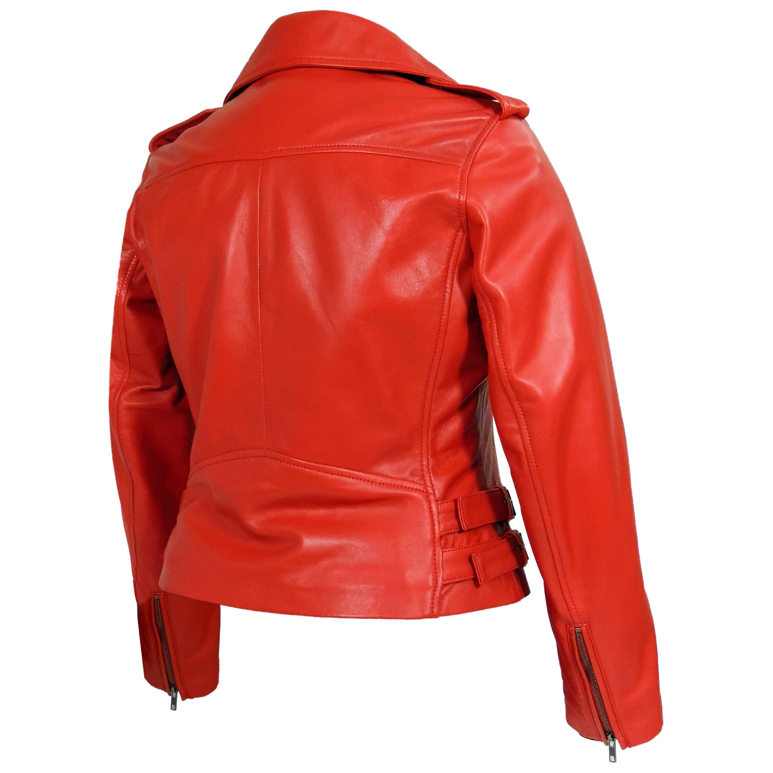 Ava Womens Leather Jacket, [option2] - Fadcloset