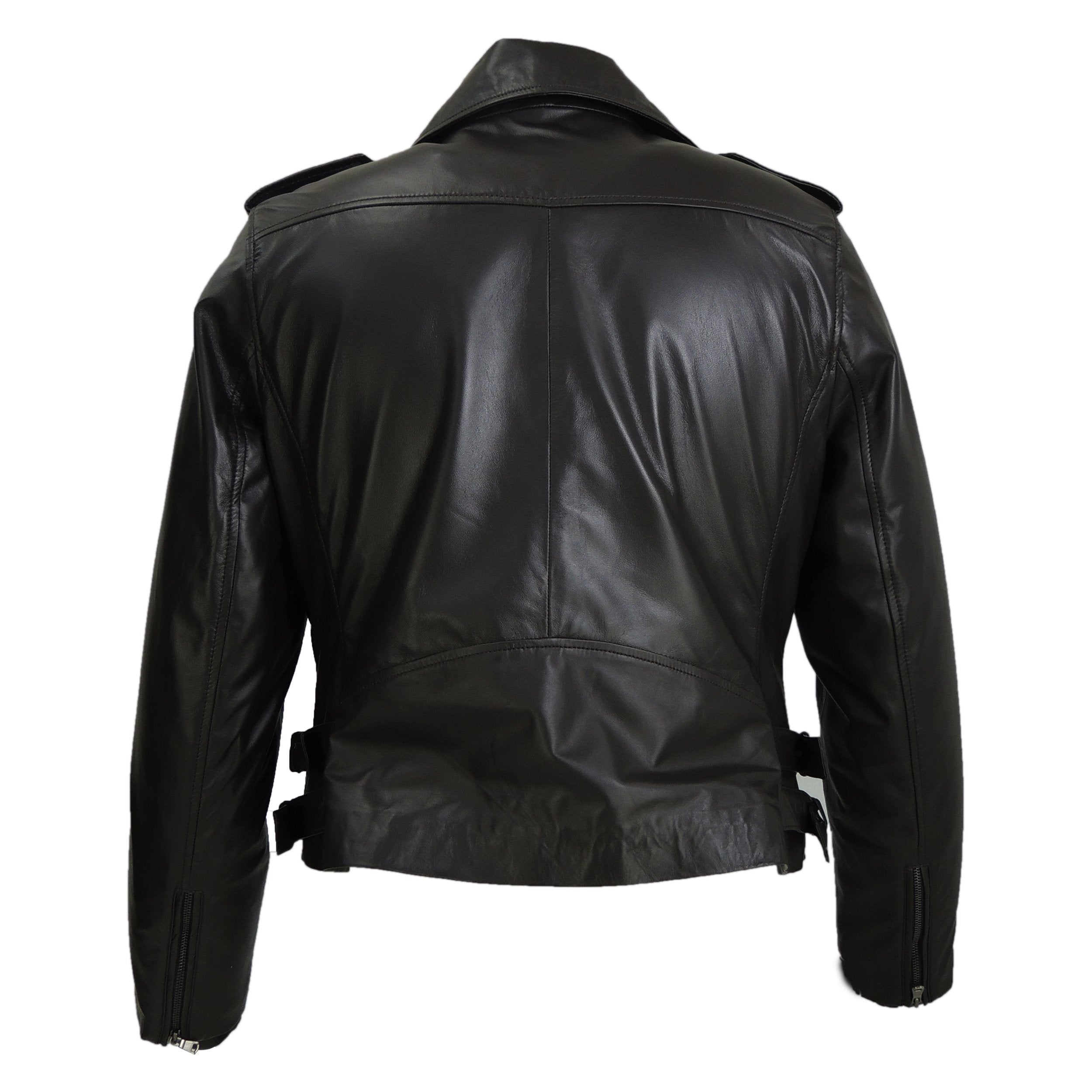 Ava Womens Leather Jacket, [option2] - Fadcloset