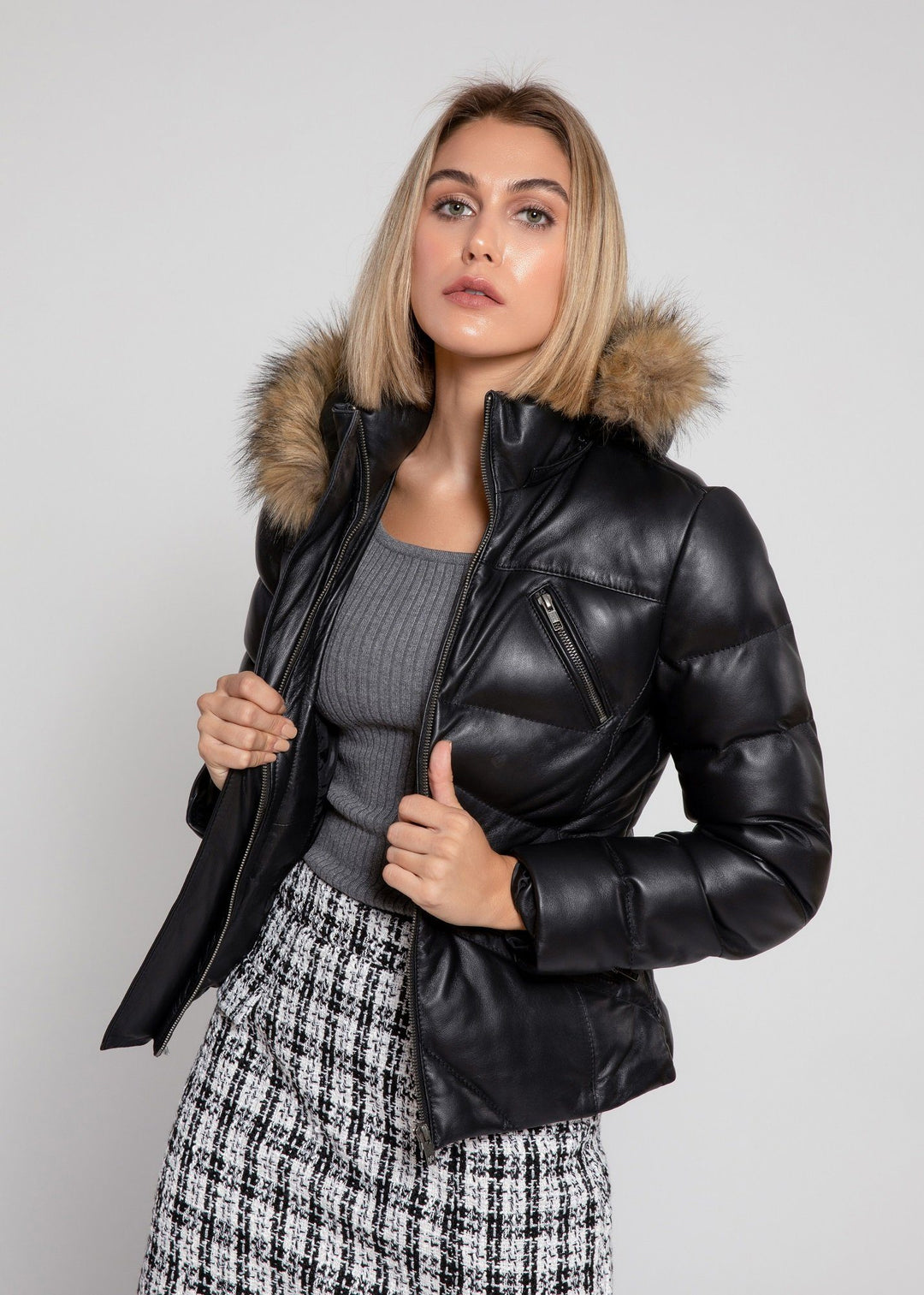 Women Leather Jacket (Grand) – FAD