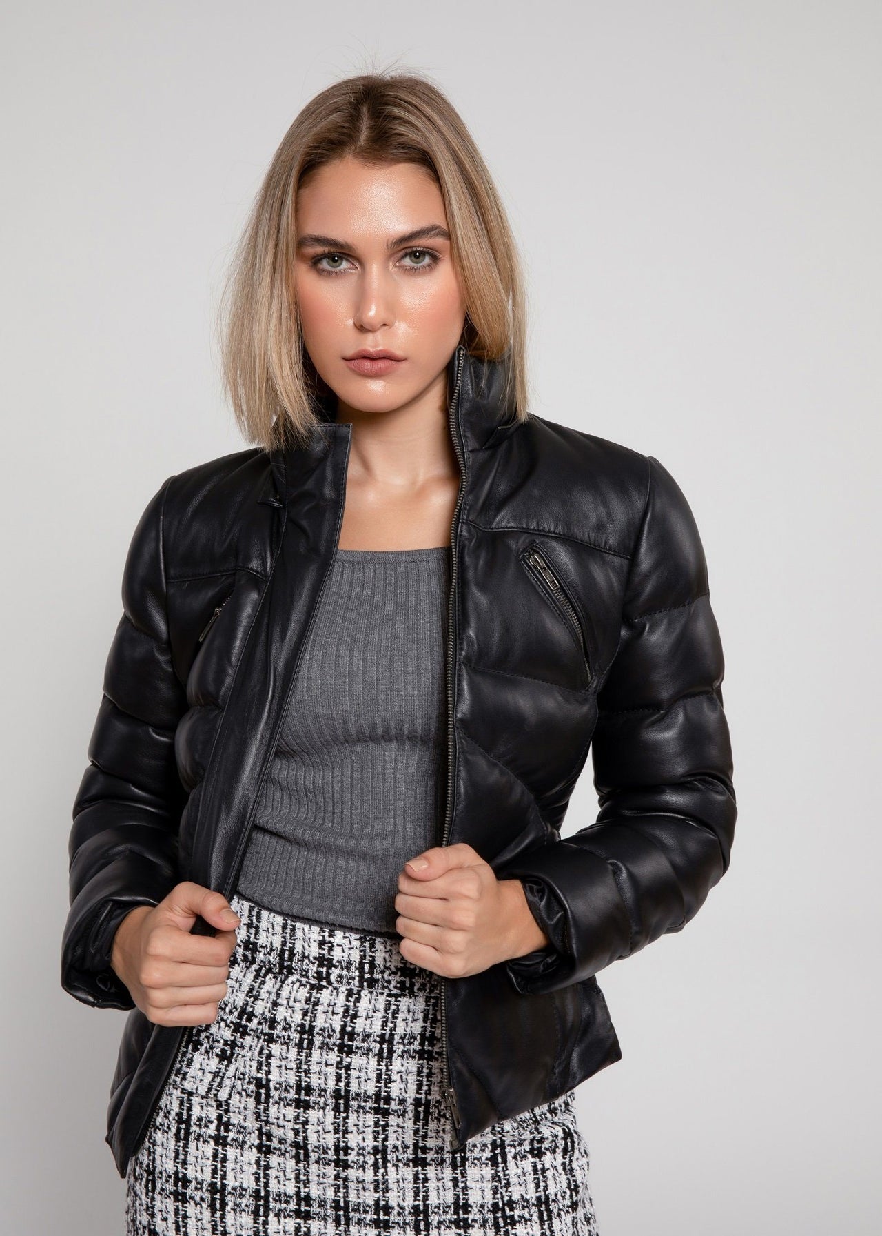 Women Leather Jacket (Grand) – FAD