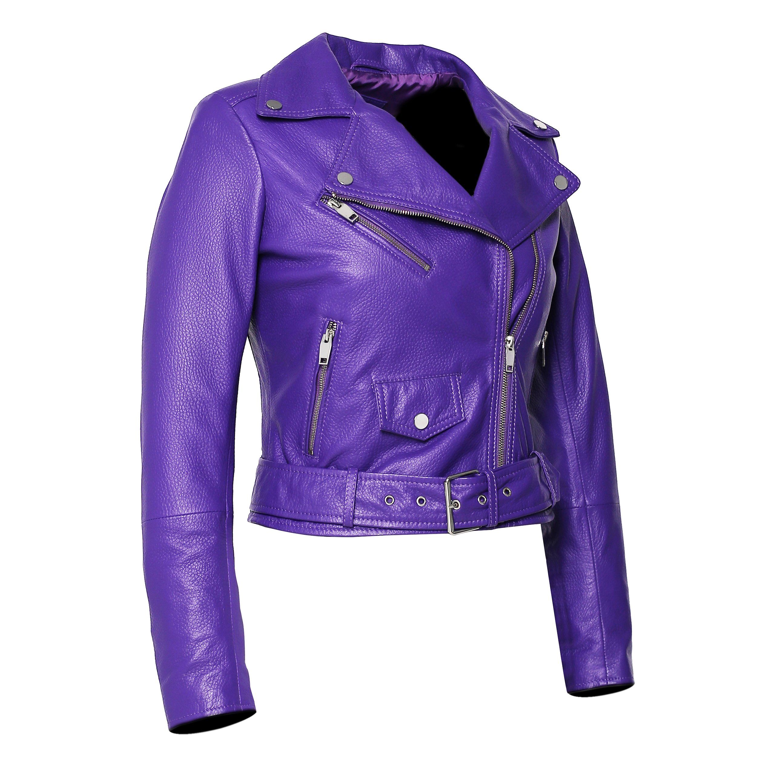 Women's Clothing - Embossed Monogram Reversible Jacket - Purple
