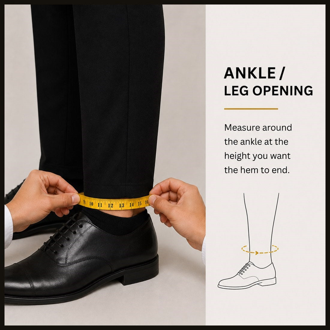 Ankle / leg opening