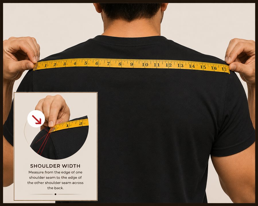 Full shoulder width