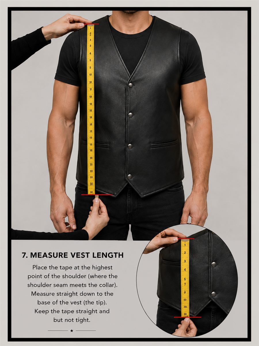 Front vest length